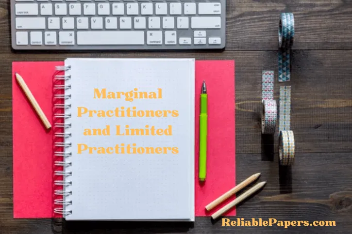 Marginal Practitioners and Limited Practitioners