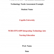 NURS FPX 6109 Assessment 1 Vila Health: Educational Technology Needs Assessment